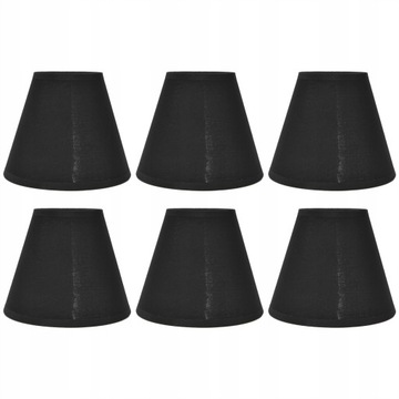 6 SZTUK Klosz do lampy z tkaniny Clip On Abażur