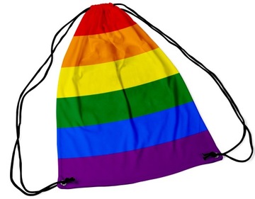 Plecak LGBT | Tęczowy plecak BARDZO WYTRZYMAŁY