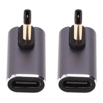 2 шт. УГЛОВОЙ АДАПТЕР РАЗЪЕМ USB-C