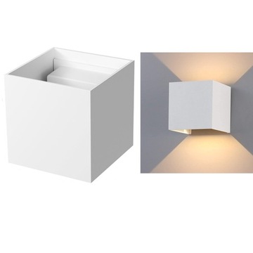 Lampa Ogrodowa Ścienna do LED Kinkiet Elewacyjny Zewnętrzny GÓRA DÓŁ 2 SZT