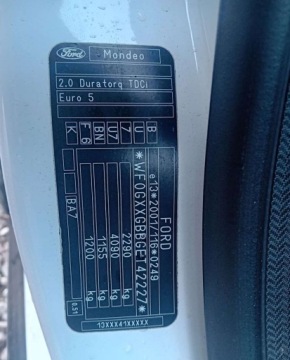 Ford Mondeo IV Kombi 2.0 Duratorq TDCi DPF 140KM 2014 Ford Mondeo SW Ford Mondeo SW 2.0 Diesel 140KM, zdjęcie 22