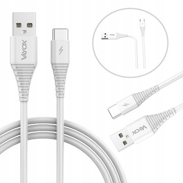 KABEL USB TYP C QUICK CHARGE 3.0 FAST SZYBKI VAYOX
