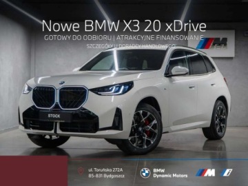 BMW X3 G45 2026 BMW X3 20 xDrive 208 KM mHEV - Gotowy do Odbioru - Pakiet M Pro - Hak 2.0