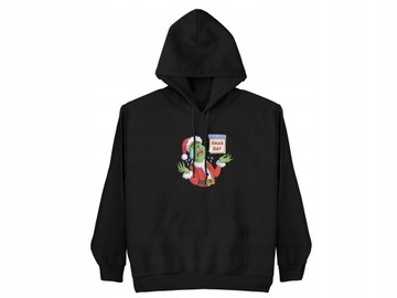 Świąteczna Bluza z kapturem The Grinch, Czarna XL