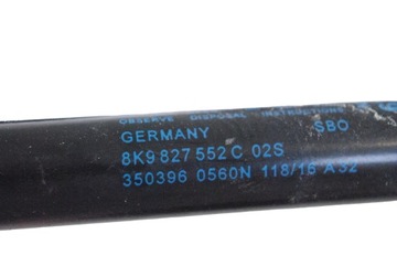 AUDI A4 ALLROAD 2012 LEVÝ STRANA TLUMIČ KRYT ZADNÍ KUFRU