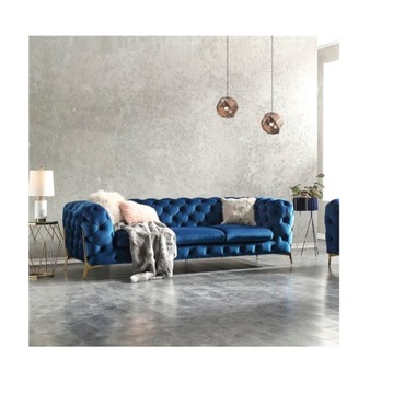 Sofa 3-osobowa Pikowana Chesterfield Glamour