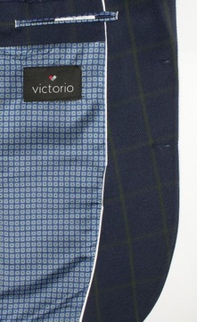 Granatowo-Zielona Marynarka VICTORIO 100/176