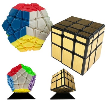 ZESTAW Kostka MEGAMINX Mirror G ORYGINALNA GRATISY