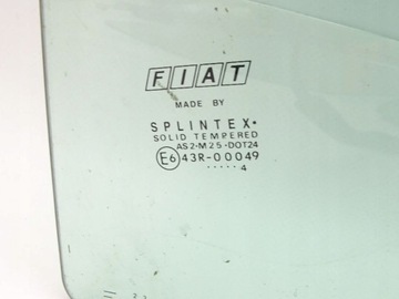 FIAT IDEA 03-12 SKLO (OKNO) DVEŘE LEVÝ ZADNÍ 04R