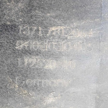 BMW 5 F11 FILTR VZDUCHU HORNÍ DÍL 7812064 2010 3.0 D 150 KW