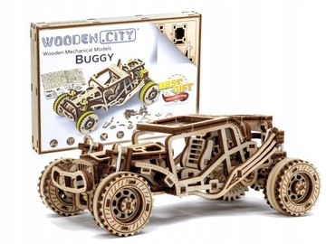 Puzzle 3D Drewniany Model Buggy - Wooden.City