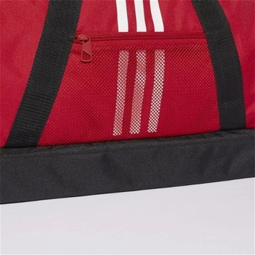 Adidas Tiro Duffel Bag Bottom Compartment M, czerwony, czarny
