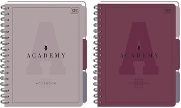 KOŁOZESZYT B5 100# PRZEKŁADKI PP ACADEMY INTERDRUK