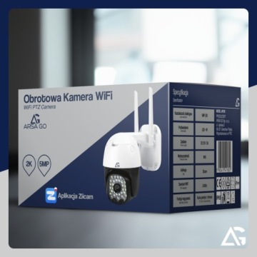 ВНУТРЕННЯЯ СМАРТ-КАМЕРА WIFI IP 4X ЗУМ 5МП 2К + МОНТАЖНЫЙ НАБОР