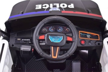 ПОЛИЦЕЙСКАЯ АВТОМОБИЛЬ С АККУМУЛЯТОРОМ 12 В, 2 ДВИГАТЕЛЯ ПО 45 ВТ, ДИСТАНЦИОННОЕ УПРАВЛЕНИЕ