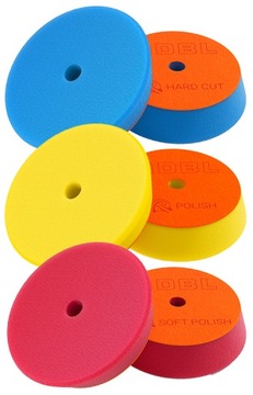 ADBL Roller Da 75mm ZESTAW PADÓW POLERSKICH HARD CUT, POLISH SOFT POLISH