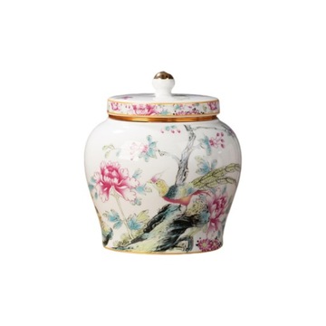 Porcelanowy pojemnik na herbatę do przechowywania
