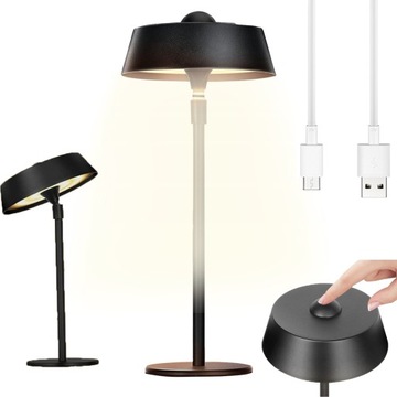 LAMPKA BIURKOWA NOCNA DO SZKOŁY LED BEZPRZEWODOWA ZEWNĘTRZNA WODOODPORNY