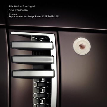 1 PÁR SMĚROVKA BOČNÍCH XGB500020 PRO RANGE ROVER L322 2002-2012