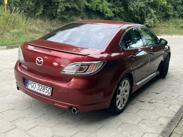 Mazda 6 II Sedan 2.5 MZR 170KM 2008 Mazda 6 Zarejestrowany Mały przebieg LPG, zdjęcie 5