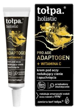 TOŁPA HOLISTIC Rozświeltający krem pod oczy z witaminą C redukcja cieni HIT