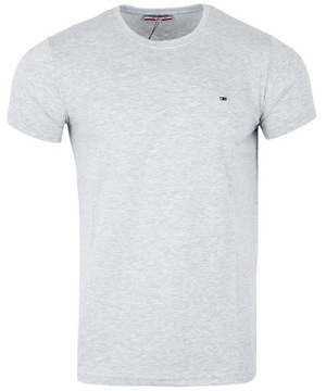 KOSZULKA MĘSKA T-SHIRT JASNOSZARA XXL