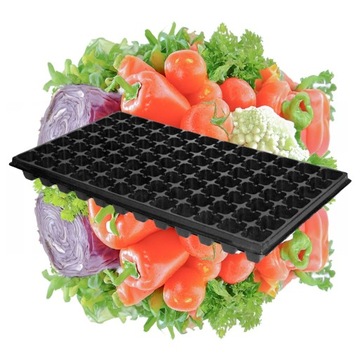 Мини теплица мультигоршковая на 84 ячейки с подставкой и крышкой для посева