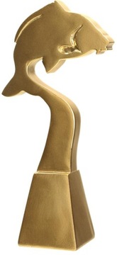 Statuetka wędkarstwo ryba karp 23cm+opis gratis