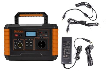 Портативная электростанция 500Вт+100Вт Солнечная панель