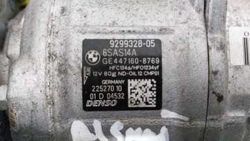Sprężarka kompresor klimatyzacji 9299328 BMW F20 F21 F22 F23 F30 F31