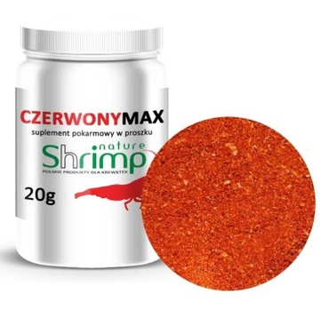 NATURE SHRIMP CZERWONYMAX 20g Suplement pokarmowy w proszku