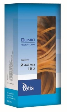 GUMKI RECEPTURKI KAUCZUKOWE TETIS 15 G GG201-A