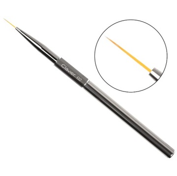 Pędzelek do zdobień Clavier 02 srebrny