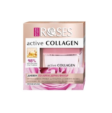 Kolagenowy krem z Biopeptydami i Różą na noc 30ML