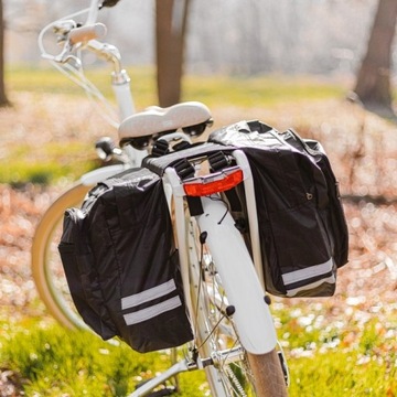 СУМКА ДЛЯ ВЕЛОСИПЕДА FOREVER DOUBLE, SANIT FOR RACK