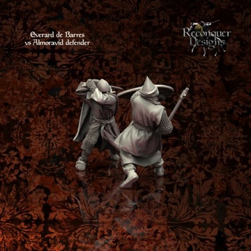 Рыцарь Тамплиер против Альморавида - Сцена дуэли