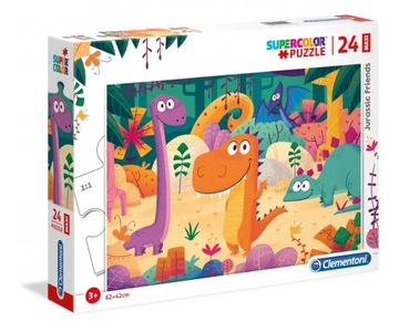 Puzzle 24 el Maxi Jurassic Friends Park Jurajski