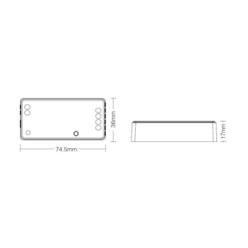 4-ЗОННЫЕ КОНТРОЛЛЕРЫ + ПУЛЬТ MILIGHT ДЛЯ LED MONO / CCT