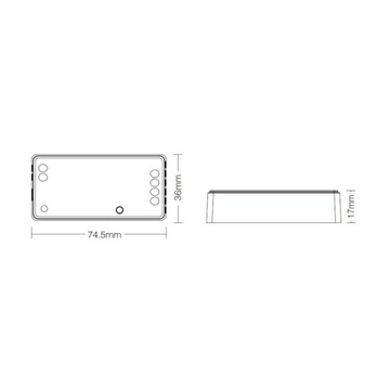 MILIGHT REMOTE+CONTROLLER СВЕТОДИОДНАЯ ЛЕНТА МОНО/ЗОНА CCT