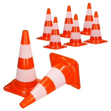 8 x pylon stozka komunikacyjnego 47 cm