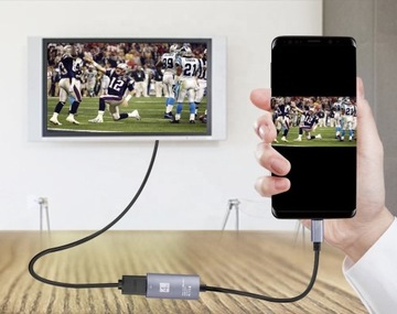 Кабель-переходник USB-C 3.1 тип C на HDMI 4K MHL 15 см