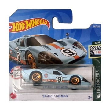 HOT WHEELS auto '67 Ford GT40 Mk.IV