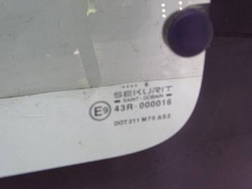 CITROEN BERLINGO I PEUGEOT PARTNER 96-10 SKLO (OKNO) KAROSERIE PRAVÝ ZADNÍ '06