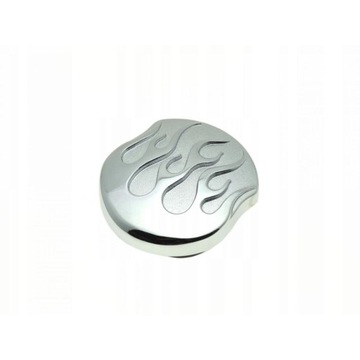 KOREK WLEWU PALIWA HARLEY PŁOMIENIE CHROM (12092)