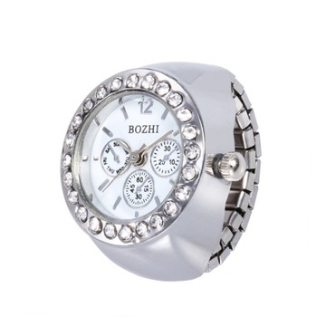 Creative anillos Finger Ring Watch Punk Mini
