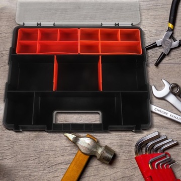 ПЛАСТИКОВЫЙ ЯЩИК-ОРГАНИЗАТОР ДЛЯ ХРАНЕНИЯ МЕЛКИХ ДЕТАЛЕЙ