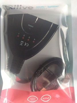 Разветвитель HDMI 4x1 Коммутатор 4-портовый сплиттер