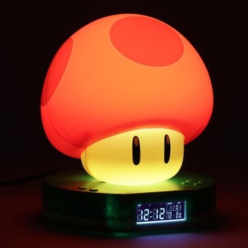 Budzik Zegar Cyfrowy Super Mario Mushroom Paladone Licencja