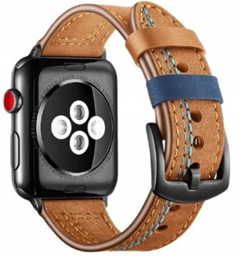 PASEK DO APPLE WATCH 2 3 4 5 6 7 8 9 SE ULTRA 2 38/40/41/42/44/45/49m Skóra