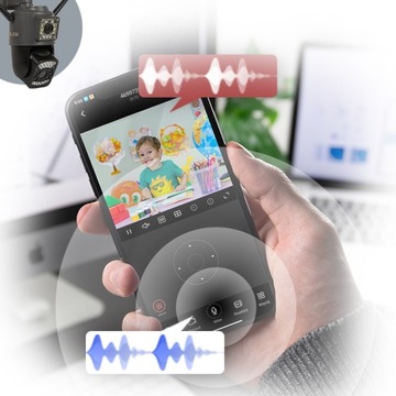 ВРАЩАЮЩАЯСЯ КАМЕРА 2xLENS 2MP+2MP ZOOM для SIM-карты 4G LTE GSM 2K ОБНАРУЖЕНИЕ